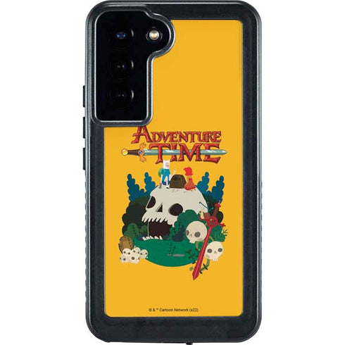 Adult Swim Adventure Time Cave Of Skulls Galaxy S24 Plus Waterproof Case